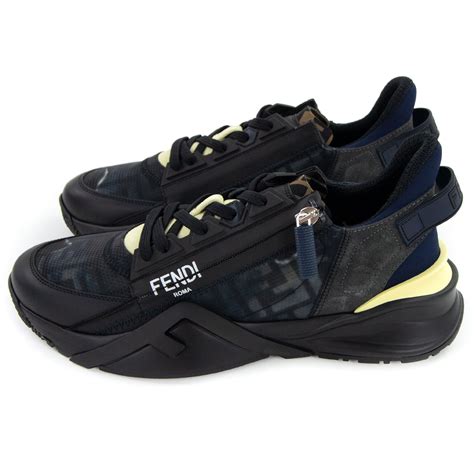 fendi ff fancy athletic sneakers|fendi flow sneakers black.